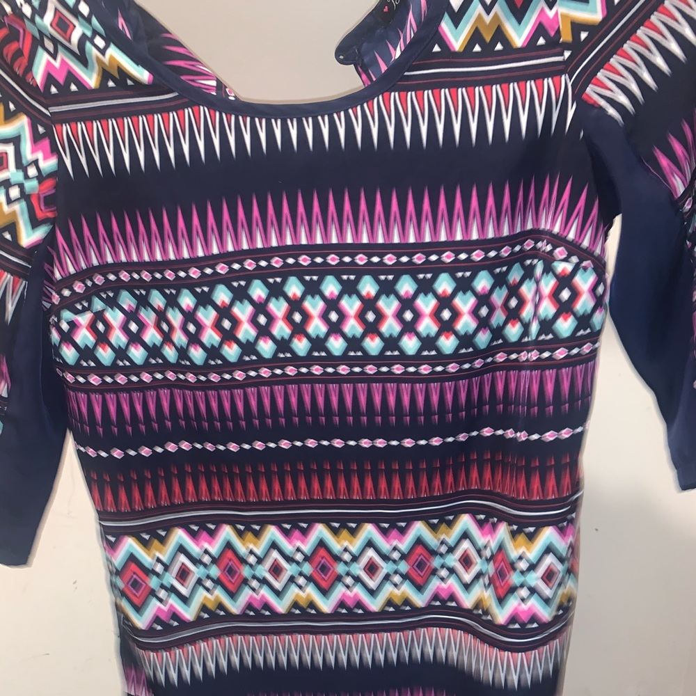 Mult-Pattern Dress